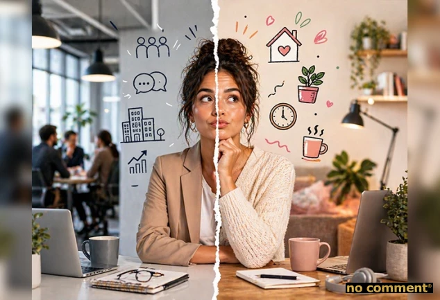 no comment - Bureau ou télétravail : où êtes-vous vraiment à votre place ?